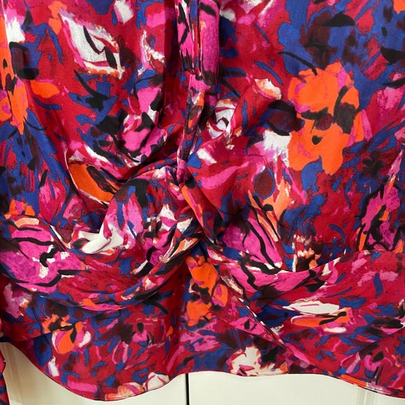 Julia Patterned SIlk Blend Blouse from Parker - Picture 4 of 8